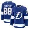 Miehille NHL Tampa Bay Lightning Pelipaita Fanatics Premium Andrei Vasilevskiy 2024-25 koti Sininen